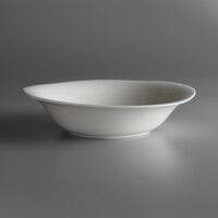 Luzerne Lancaster Garden by Oneida 1880 Hospitality L6700000761 15 oz. White Porcelain Bowl with Rim - 24/Case
