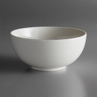 Luzerne Lancaster Garden by Oneida 1880 Hospitality L6700000730 7 oz. White Porcelain Bowl - 48/Case