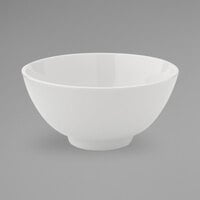 Oneida Fusion by 1880 Hospitality R4020000735 East 24 oz. Bright White Porcelain Rice Bowl - 36/Case