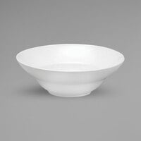 Sant' Andrea Fusion by 1880 Hospitality R4020000797 Deep 10 oz. Bright White Porcelain Deep-Well Bowl - 24/Case