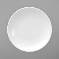 Oneida Fusion by 1880 Hospitality R4020000150 East 10 1/4" Bright White Porcelain Coupe Plate - 12/Case