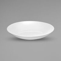 Oneida Fusion by 1880 Hospitality R4020000130 Deep 8 7/8" Bright White Porcelain Plate - 36/Case
