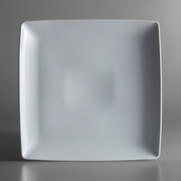 Oneida Fusion by 1880 Hospitality R4020000163S 12" Bright White Porcelain Square Plate - 6/Case
