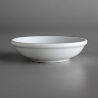 Sant' Andrea Fusion by 1880 Hospitality R4020000952 East 4 oz. Bright White Porcelain Sauce Dish - 72/Case