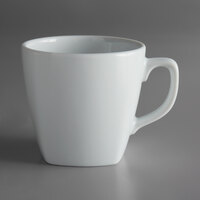 Oneida Fusion by 1880 Hospitality R4020000531 Arq 8.5 oz. Bright White Porcelain Coffee Cup - 36/Case