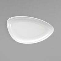 Oneida Mood by 1880 Hospitality R4700000371 13" Bright White Porcelain Platter - 12/Case