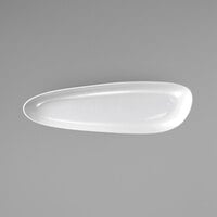 Oneida Mood by 1880 Hospitality R4700000440 16 1/4" Bright White Porcelain Tray - 12/Case