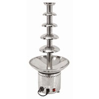 Omcan 40381 Stainless Steel 5 Tier Chocolate Fountain - 215W, 110V