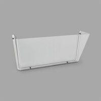 Deflecto 63201 DocuPocket 14 1/2" x 6 1/2" x 3" Clear Unbreakable Wall File