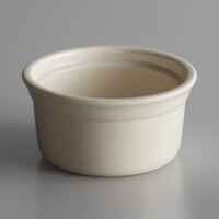 Libbey 950027728 Casablanca 11 oz. Cream White Small Porcelain Casserole Dish - 36/Case
