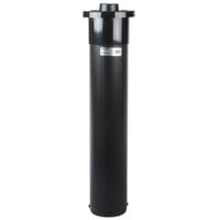 San Jamar C2210CBK Euro EZ-Fit® In-Counter 6 - 24 oz. Cup Dispenser with Black Gasket - 23 1/4" Long