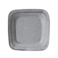 Elite Global Solutions D5PLST Della Terra Melamine Stoneware 5" Granite Stone Irregular Square Plate - 6/Case