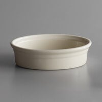 Libbey 950027715 Casablanca 10 oz. Cream White Oval Porcelain Baker - 24/Case