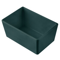 Tablecraft CW5020HGN Simple Solutions 1/9 Size Hunter Green Cast Aluminum Straight Sided Bowl - 3" Deep