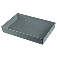Tablecraft CW5000GR Simple Solutions Full Size Granite Cast Aluminum Straight Sided Bowl - 3" Deep