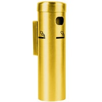 Aarco SC15W Gold Wall Mounted Cigarette / Ash Receptacle