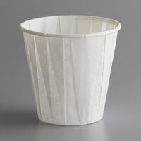 Genpak W450F Harvest Paper 3.5 oz. White Paper Souffle / Drinking Cup - 100/Pack