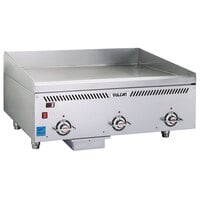 Vulcan VCCG36-IC Natural Gas 36" Griddle with Infrared Burner and Rapid Recovery Plate - 72,000 BTU