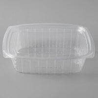 Eco-Products EP-RC24 24 oz. PLA Plastic Compostable Rectangular Deli Container and Lid - 200/Case