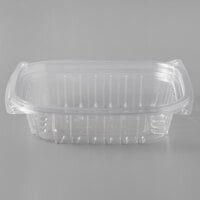 Eco-Products EP-RC8 8 oz. PLA Plastic Compostable Rectangular Deli Container and Lid - 300/Case