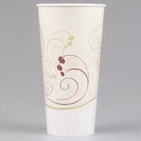 Solo RS22N-J8000 Symphony 22 oz. Wax Treated Paper Cold Cup - 1000/Case