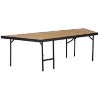 National Public Seating SP3624HB Portable Stage Pie Unit with Hardboard Surface - 36" x 24"