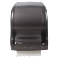San Jamar T7400TBK Simplicity Essence Classic Black Pearl Mechanical Hands Free Paper Towel Dispenser