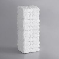 Lavex Standard 16" x 27" Cotton/Poly Hand Towel 3 lb. - 12/Pack