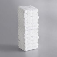 Lavex Standard 20" x 30" Cotton/Poly Bath Mat 6.5 lb. - 12/Pack