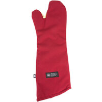 San Jamar KT0224 Cool Touch Flame™ 24" Oven Mitt with Kevlar® and Nomex®
