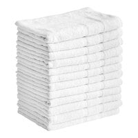 Lavex Economy 20 inch x 30 inch Cotton Bath Mat 6 lb. - 12/Pack