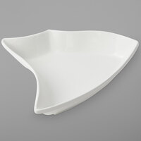 Bon Chef 70008PWHT Futura 64 oz. White Sandstone Finish Cast Aluminum Bowl