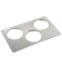 Bon Chef 52109362299 EZ Fit Circles Stainless Steel Full-Size Tile for 62299NC