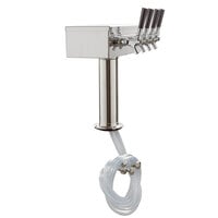 Avantco 178TOWERQUAD 4-Tap Beer Tower with 3" Column
