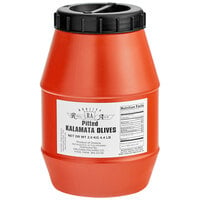 4.4 lb. Large Pitted Kalamata Olives - 4/Case