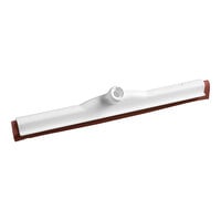 Carlisle 36691800 Flo-Pac 18 inch Red Double Neoprene Foam Floor Squeegee with Plastic Frame