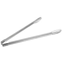 Vollrath 4781610 Jacob's Pride 16" Heavy-Duty One Piece Stainless Steel Scalloped Utility Tong