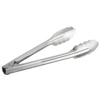 Vollrath 47309 9 1/2" Heavy-Duty Stainless Steel Utility Tong