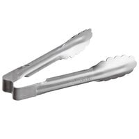 Vollrath 4780610 Jacob's Pride 6" Heavy-Duty One Piece Stainless Steel Scalloped Utility Tong
