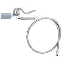 T&S B-0100-J-SWV Pre-Rinse Accessory Kit with 1.07 GPM Low Flow Spray Valve, Swivel, and 44" Stainless Steel Flex Hose