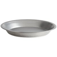 Chicago Metallic 41110 8 15/16" x 1" 29 Gauge Tin-Plated Steel Pie Pan