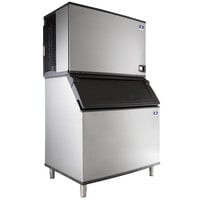 Manitowoc IDT1500A Indigo NXT 48 inch Air Cooled Cube Ice Machine with Bin - 208-230V, 1 Phase, 1668 lb.