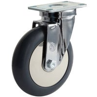 Cambro 60294 5" Swivel Plate Caster for Ice Caddies