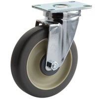 Cambro 41021 5" Swivel Plate Caster for Ice Caddies