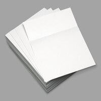 Domtar DMR8822 8 1/2" x 11" White Ream of 3 1/2" Perforated Custom Cut-Sheet Copy Paper - 500 Sheets
