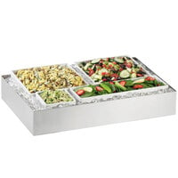 Cal-Mil 1398-55 Cater Choice System Stainless Steel Ice Housing - 32" x 24" x 4 1/4"