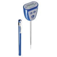 Comark DT400 5" Waterproof Blue Digital Pocket Probe / Dishwasher Thermometer