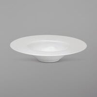 Sant' Andrea Royale by 1880 Hospitality R4220000795 16.5 oz. Bright White Porcelain Top Hat Pasta Bowl - 12/Case