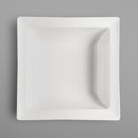 RAK Porcelain CLSB14 Classic Gourmet 11 oz. Ivory Porcelain Square Salad Bowl - 12/Case