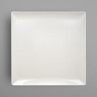 RAK Porcelain EDSQ30IV Nano 12" Ivory Porcelain Square Coupe Plate   - 6/Case